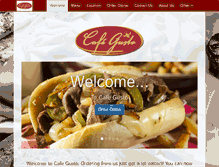 Tablet Screenshot of cafegustotogo.com